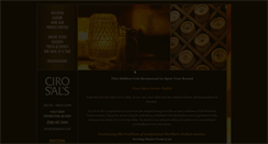 Desktop Screenshot of ciroandsals.com